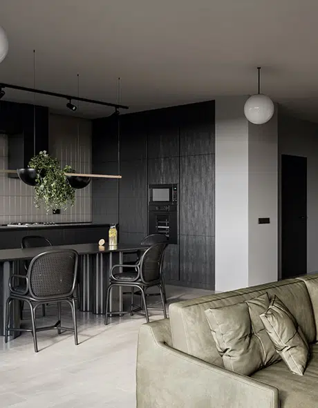 Mise en scène mobilier contemporain en promotion